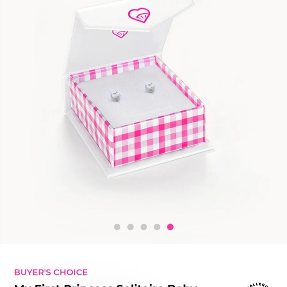 Toddler silver sterling earrings - Picture 3 of 7